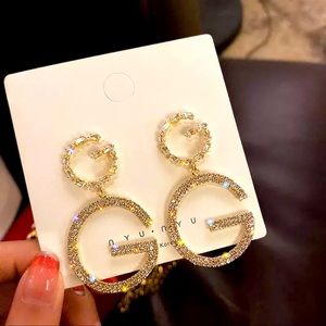 G luxury earrings